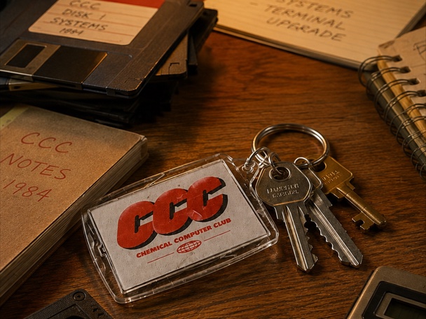 Chemical Computer ClubのCCC Key Holder