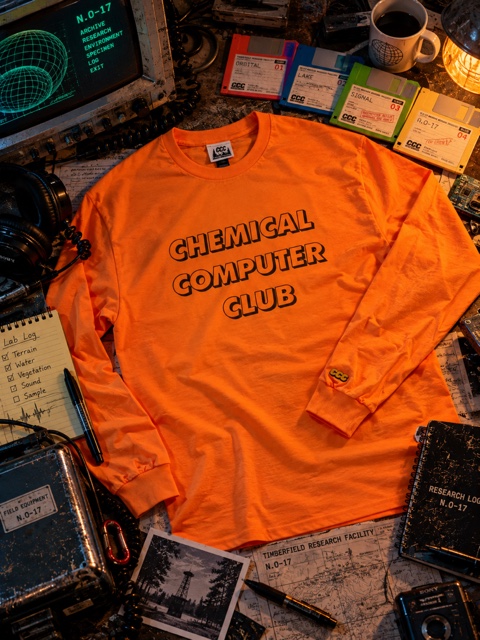 Chemical Computer ClubのCCC Neon L/S Orange